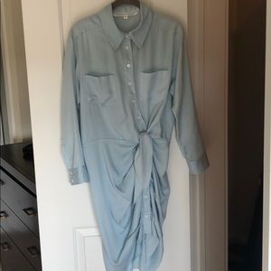 Veronica Beard blue button up dress
